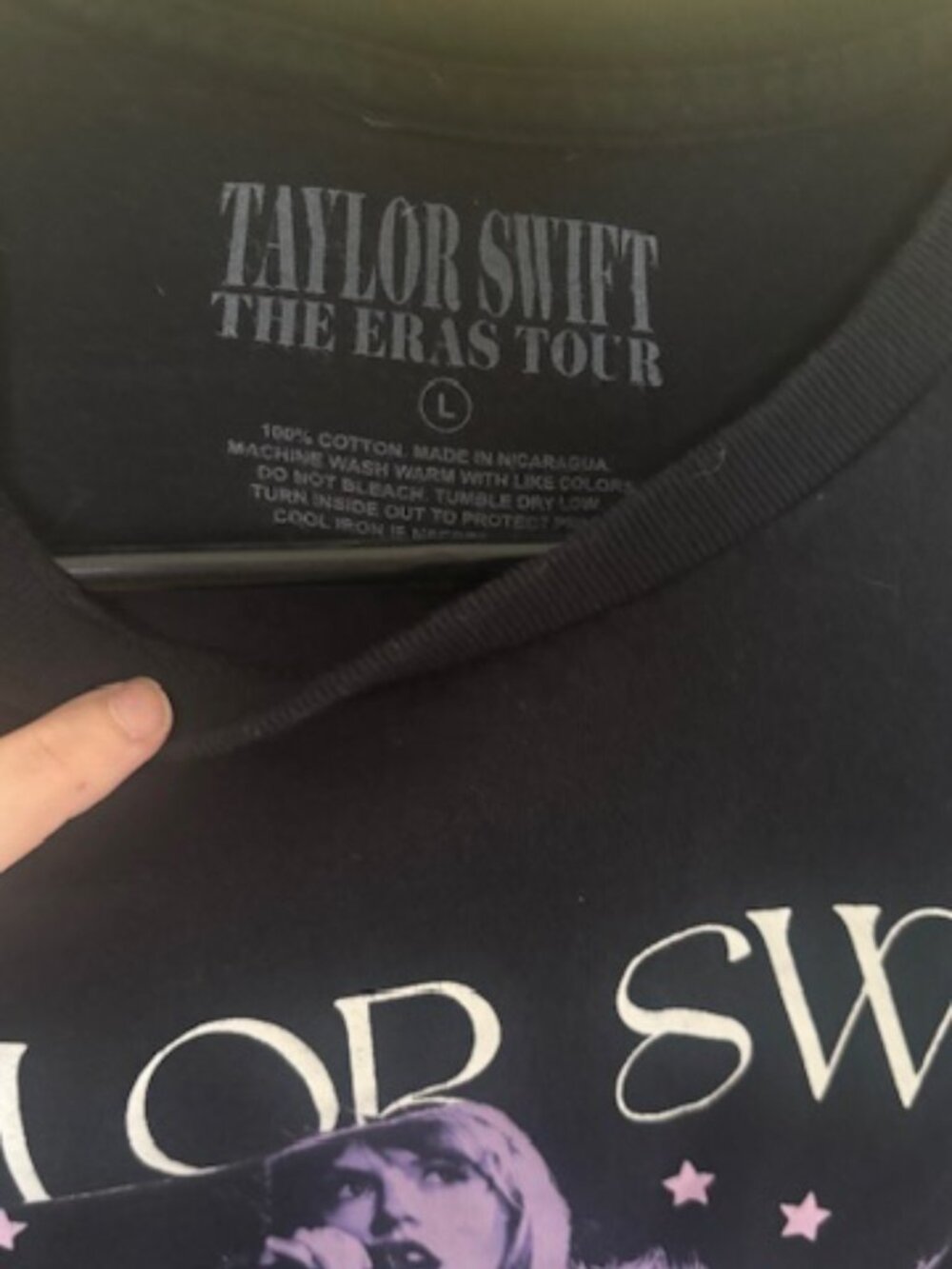 Taylor Swift Eras Tour T-Shirt- Live Photo Karma Jacket - Picture 3 of 3